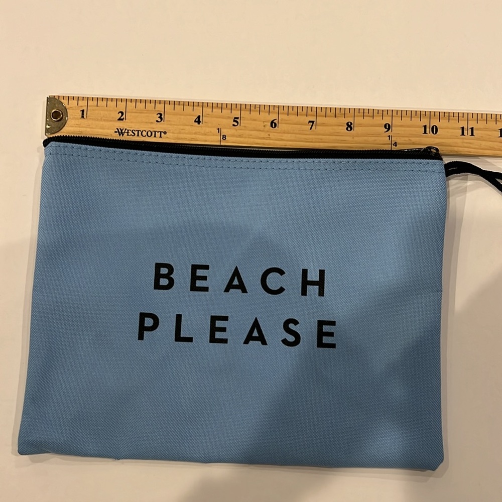 Milly beach please blue beach zip pouch - Picture 5 of 6